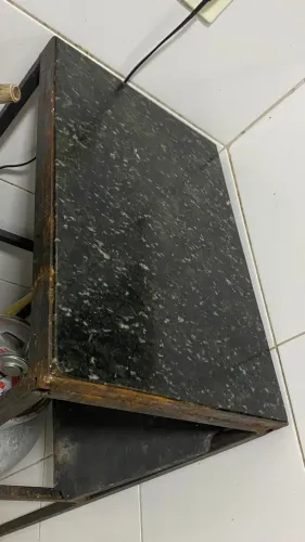 Bancada Reforçada para Cooktop/Forno (Tampo de Mármore)