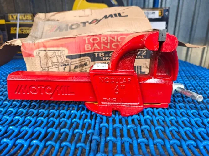 Torno /morsa de bancada n6 com mordente intercambiavel