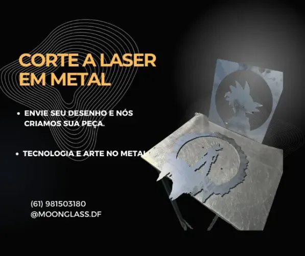 Corte a laser em metal - pronta entrega