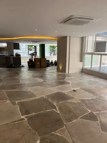 Pedra Quartzo Plisa Exótico Natural Piso Revestimento