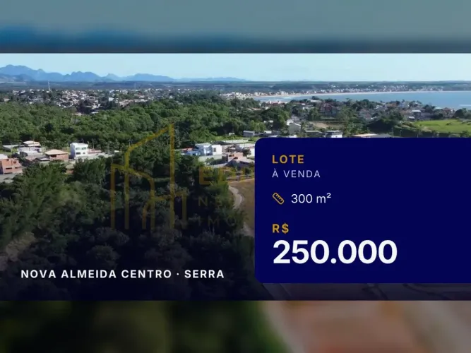 Terreno em Nova Almeida Centro: tranquilidade e valorização garantida!