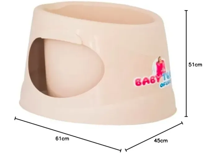 Babytub Ofurô - De 1 A 6 Anos - Candy Bege Pêssego