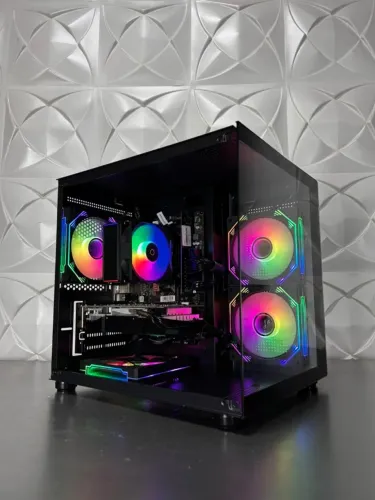 PC Gamer i5 9400F + RX 580 8GB + 16GB | Seminovo, Windows, NF e Garantia