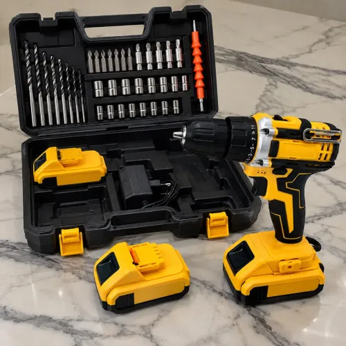 ? PARAFUSADEIRA E FURADEIRA SEM FIO 48V - COMPLETA COM MALETA E 2 BATERIAS! ?