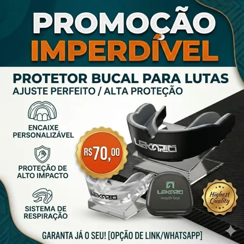 Protetor bucal  para lutas 