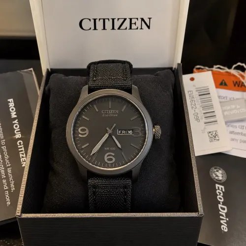 Citizen Eco Drive BM8475 00F Preto 42mm Full Set