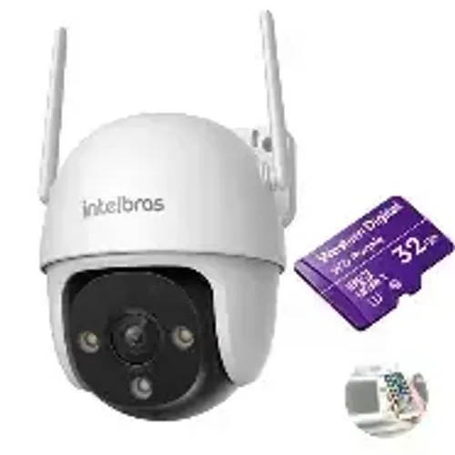 Câmera Wi-FI Full HD Intelbras iM7+ Zoom Full Color + CARTÃO 32GB