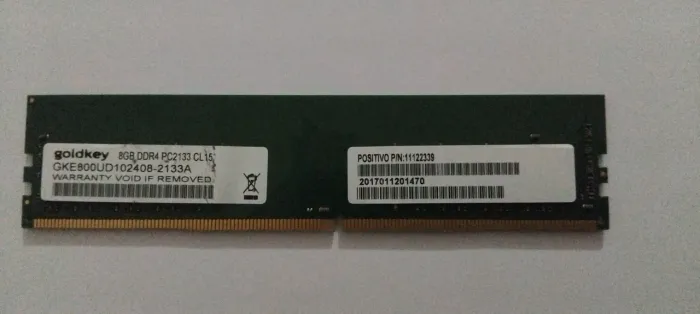 Memória DDR4 8GB 2133MHz