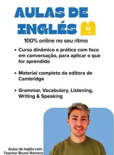 Aulas de inglês online!