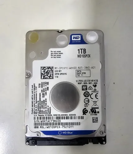 HD 1TB SATA WD Blue notebook