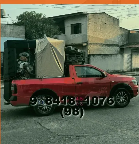 frete rápido e seguro para sua mudança! chamar: 98?9?8418?1076