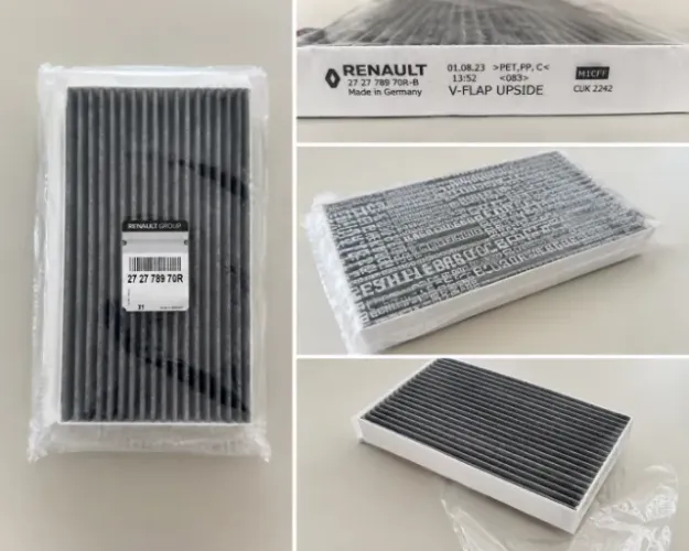Filtro Ar Condicionado Renault Fluence Carvão Ativado Novo Lacrado