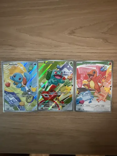 1 Trio Pokémon Parceiro Inicial