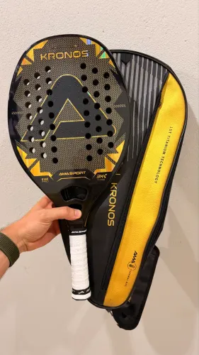 RAQUETE AMA SPORT KRONOS EVA PRO - 3K CARBONO