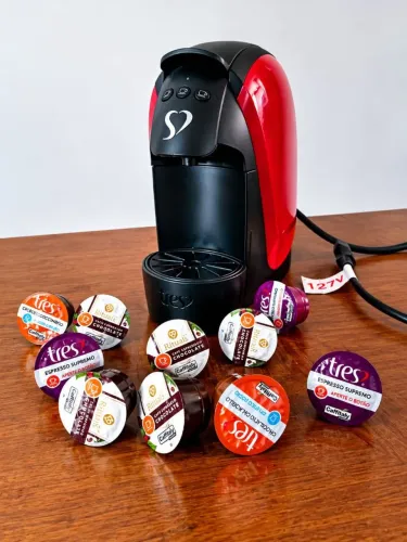 Cafeteira 3 corações