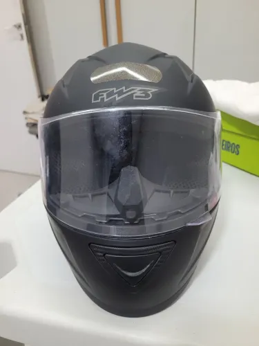 Capacete FW3 Preto Fosco