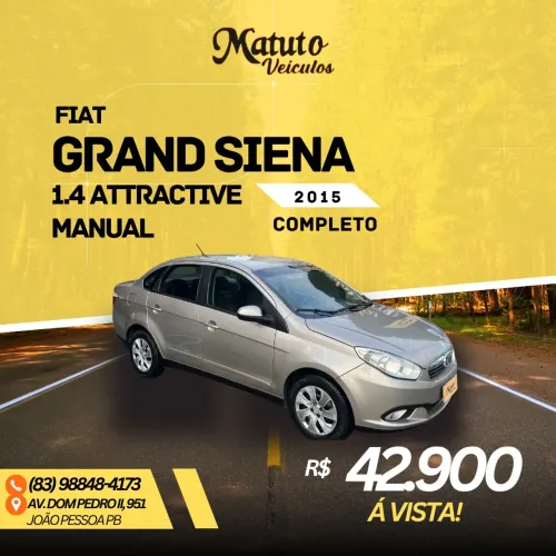 Fiat Grand Siena Attrac. 1.4 EVO F.flex 8V 2015