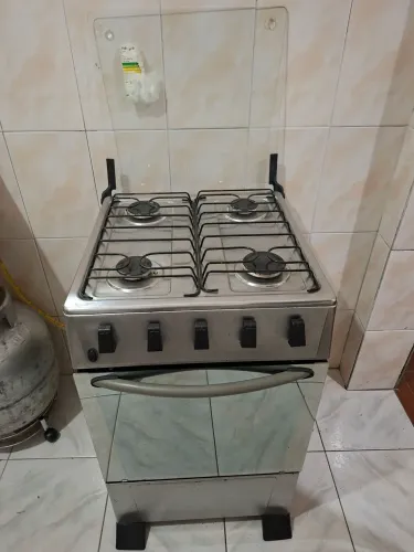 FOGÃO 4 BOCAS INOX ATLAS MÔNACO COM ACENDIMENTO AUTOMÁTICO