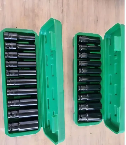 Kit Soquete longo p/ Catraca, Parafusadeira ou pneumática