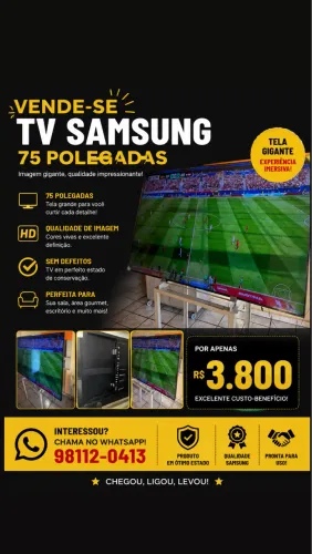 Vende-se Samsung TV 75 polegadas