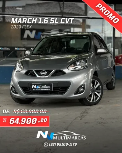 Nissan March SL 1.6 16V Flexstart 5P Aut. 2020