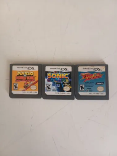 3 cartuchos originais Nintendo DS