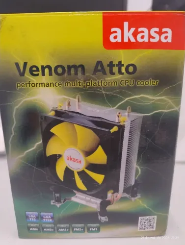 CPU Cooler Akasa - LGA 755, 1156, 1155, 1150, 1151, 1200, AM3, AM4