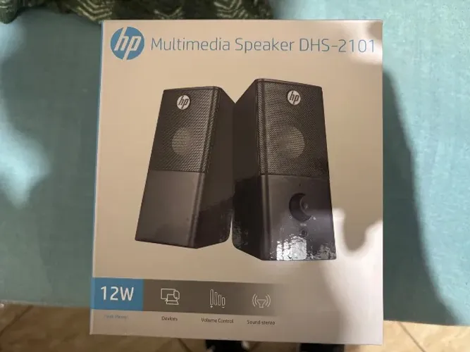 Caixa de som 6w, Preta, DHS-2101, 8CA76AA, HP CX 1 UN Marca HP