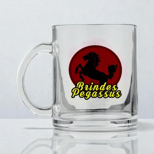 Caneca Vidro 350ml Personalizada
