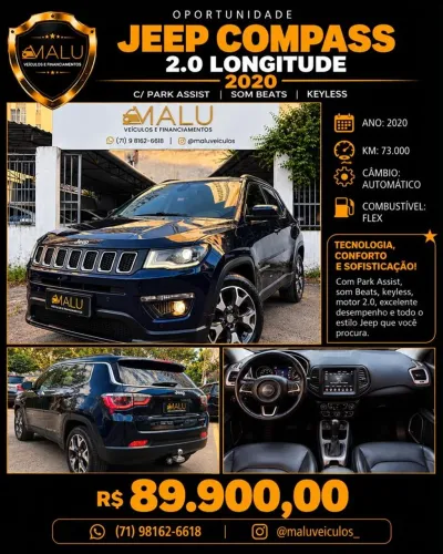 Jeep Compass Longitude 2.0 4X2 Flex 16V Aut. 2020