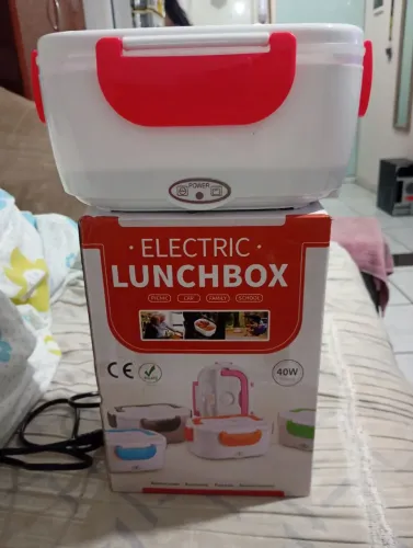 Marmita elétrica bivolt nova acompanha copo dobrável de brinde 