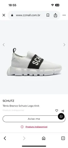 Tenis branco schutz