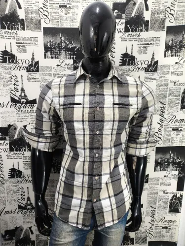 Camisa Social Guess Tam P Cód 4513 Usado/Original