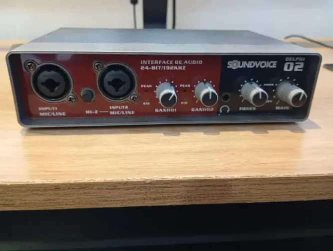 Interface de audio 24-bit/192 KHZ SOUNDVOICE DELPHI 02