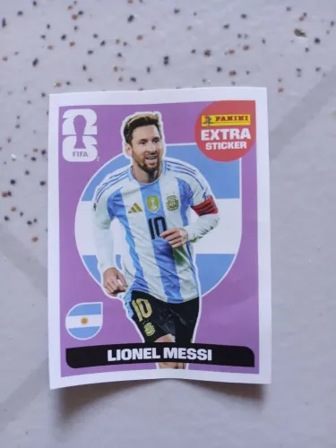 Figurinha extra Lionel Messi