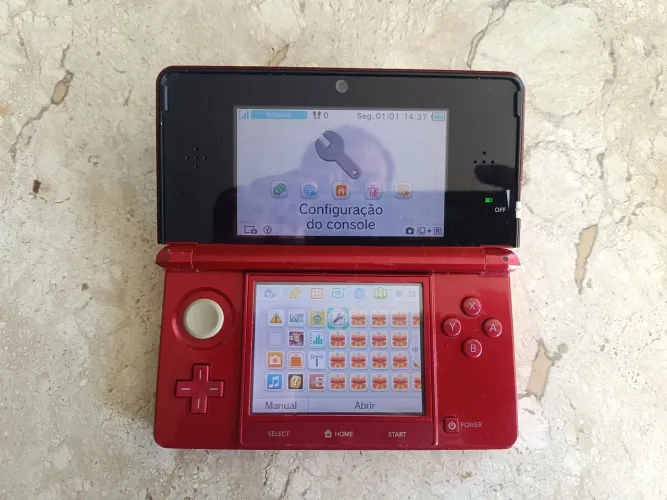 Nintendo 3ds Desbloqueado Vermelho