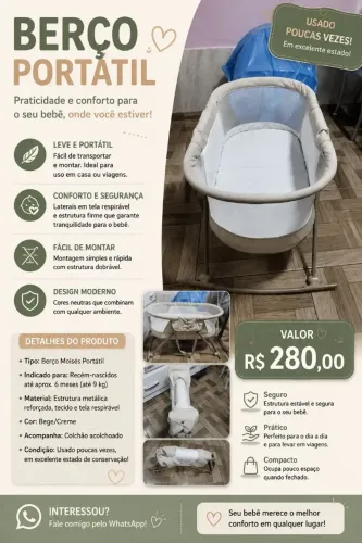 Berço Portátil 