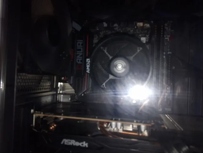 ? Placa Mãe Danuri/Pixel B550M-PX AM4 Gamer - B550 DDR4, 10 Meses de Uso + Caixa Original