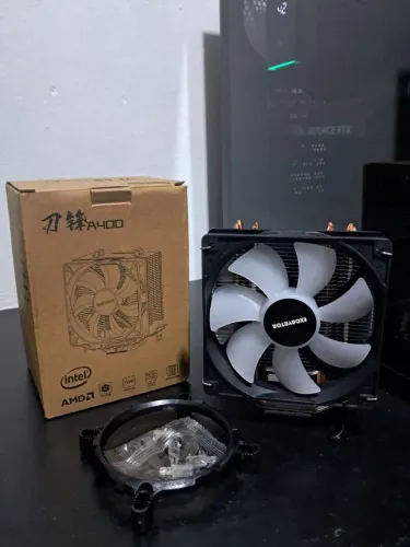 Promoção!!! Air Cooler A400 4 Heat Pipes RGB Fixo