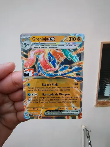 Carta Pokémon Greninja ex Prize Pack Series Original