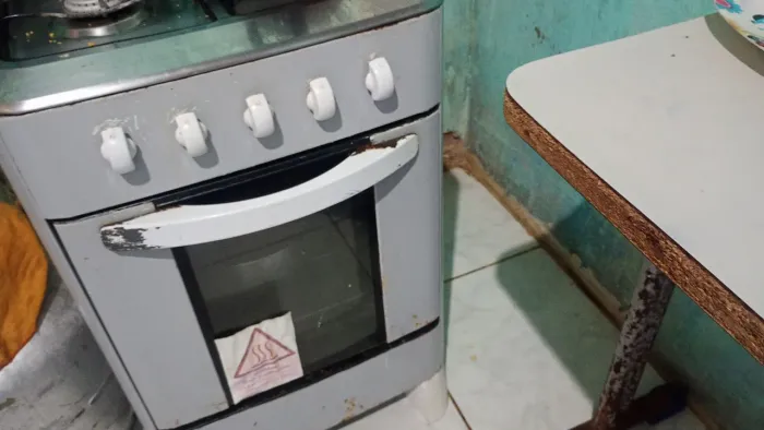 FOGÃO SEMINOVO PEGANDO TUDO PERFEITO