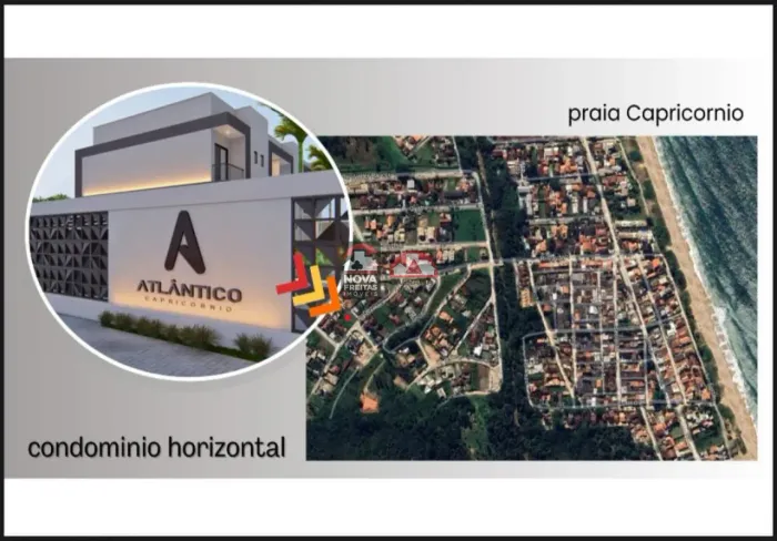 Casa Assobradada com 2 Suítes em Condomínio Fechado - Bairro Capricórnio, Caraguatatuba/SP