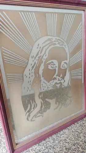Quadro espelhado Jesus