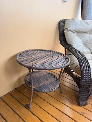 Conjunto para área externa - poltrona, sofá e mesinha
