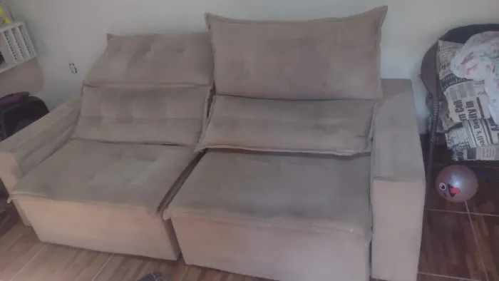 Sofá retrátil 2 lugares