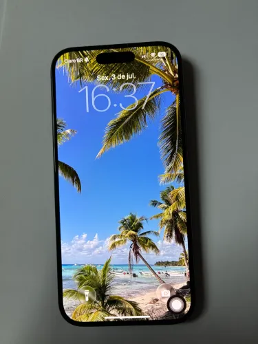 iPhone 15 Pro 128 GB - Titânio Azul | Excelente Estado | Caixa + Cabo Original