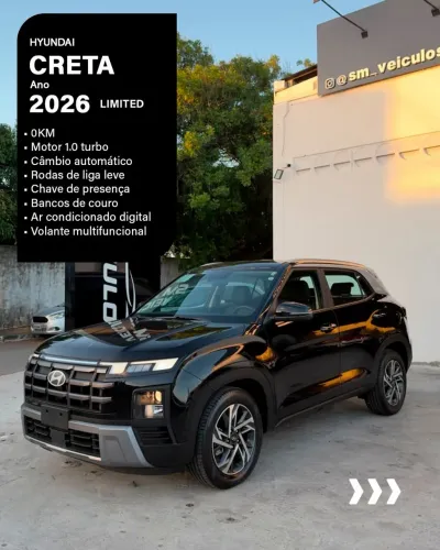 Hyundai Creta Limited 1.0 TB 12V Flex AUT 2026