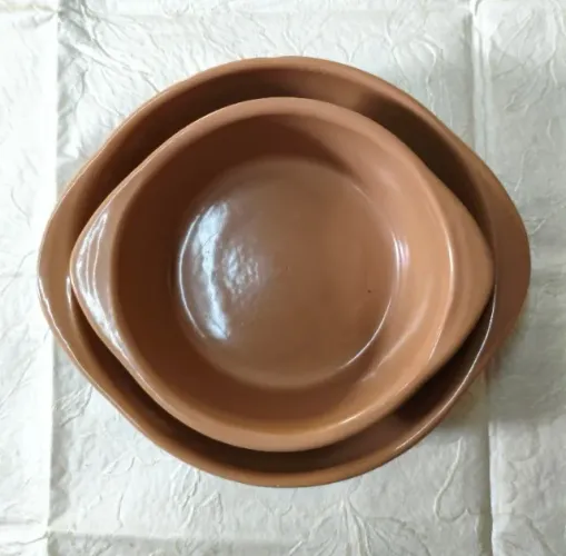 Conjunto com 2 refratários cerâmica