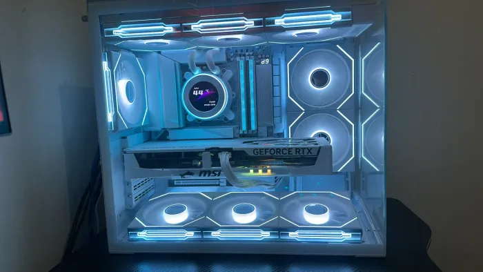 Pc gamer full white high end Sem fio.