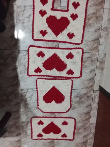 Tapete de crochê 